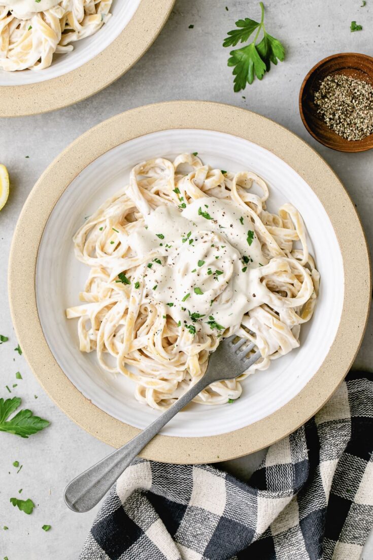 Easy Vegan Alfredo Sauce