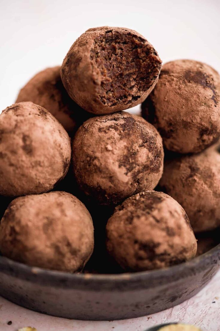 Chocolate Peanut Butter Protein Truffles