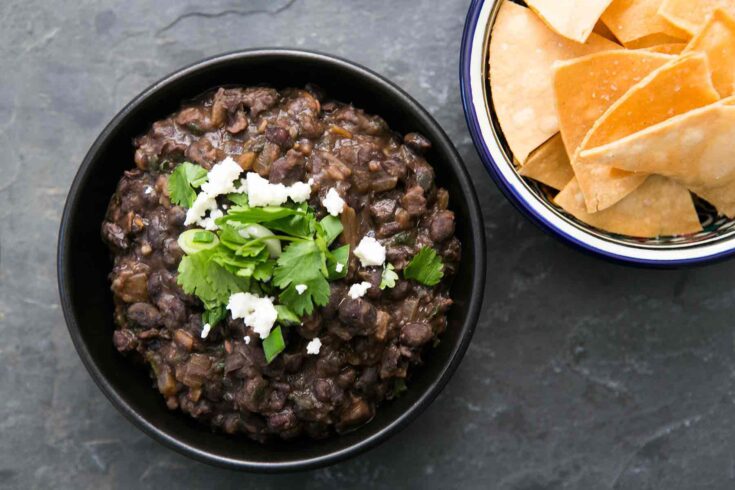 Easy Refried Black Beans