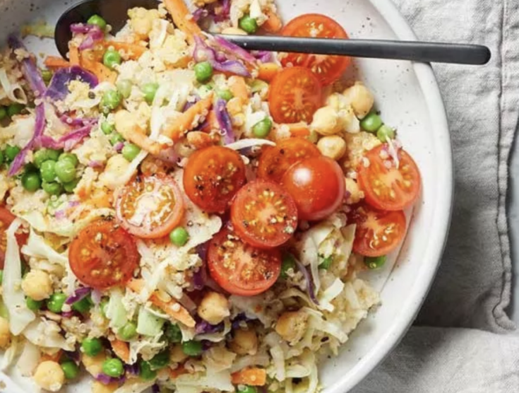 Easy Quinoa Slaw Bowl