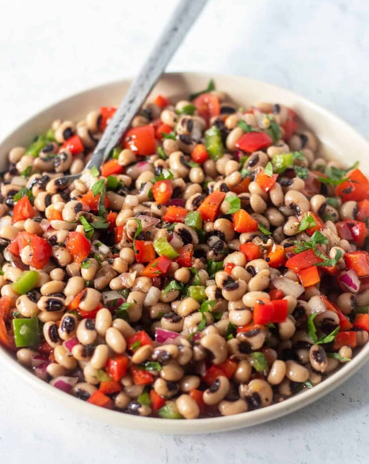 Black eyed pea salad